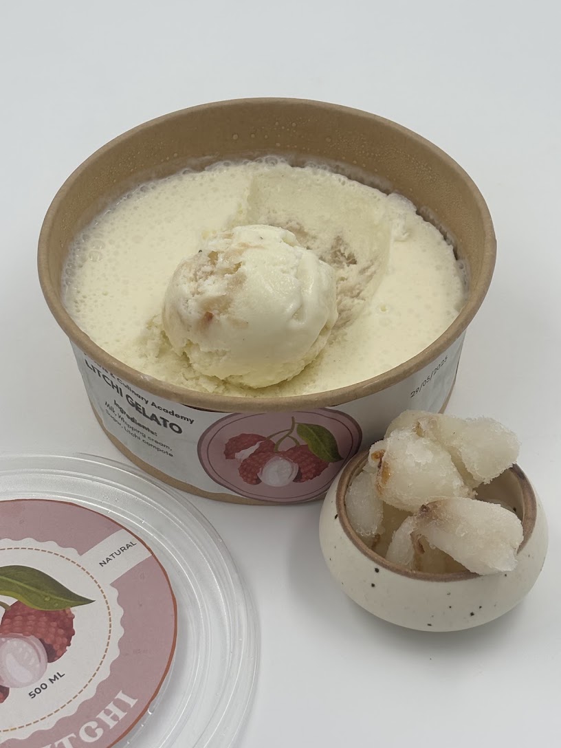 Litchi Gelato ice cream